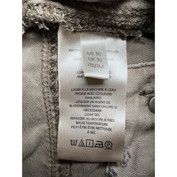 Pilcro Overalls Jumpsuit Women’s Size 30 Olive - Picture 6 of 7